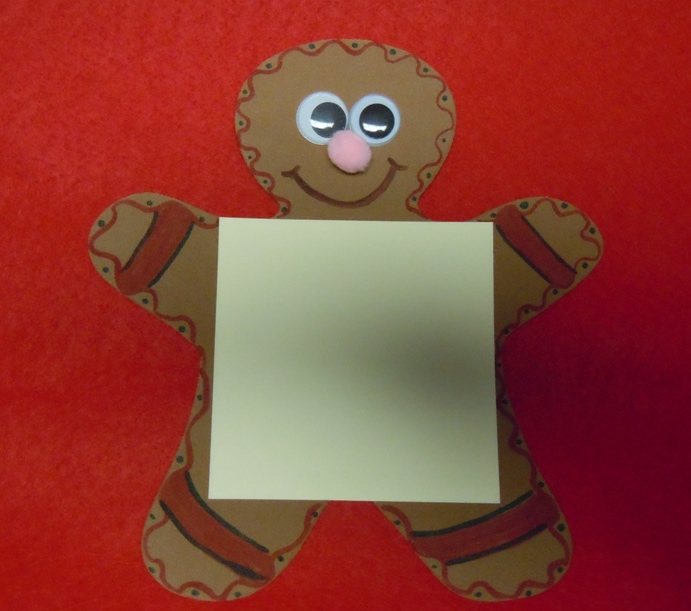 gingerbread man pattern